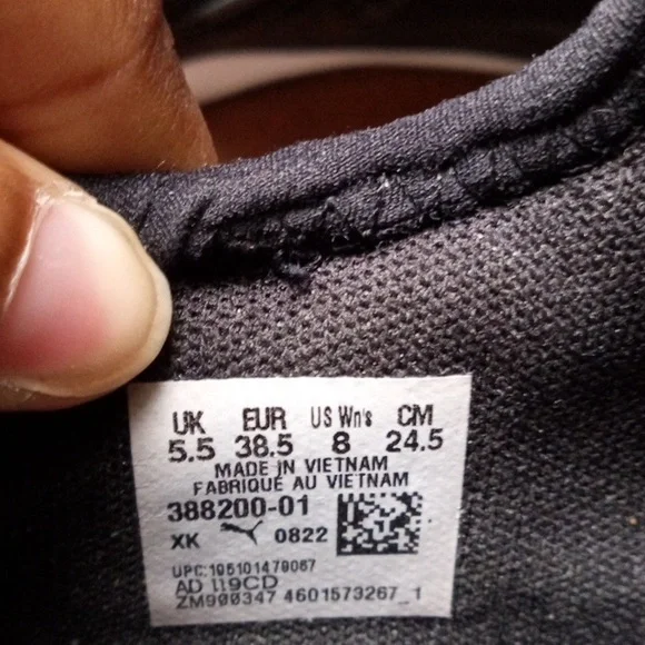 Women's Puma leopard print/black sneakers - Picture 5 of 7